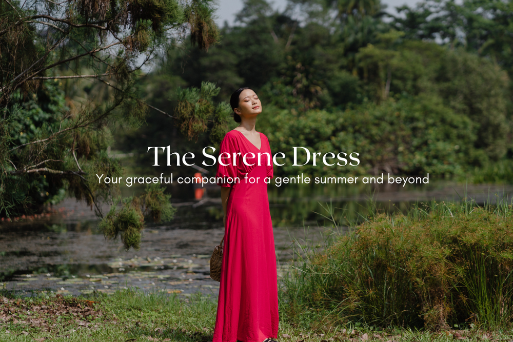 Your graceful companion for a gentle summer and beyond, meet the Serene Dress.