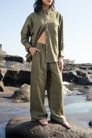 Isola Trousers in Olive