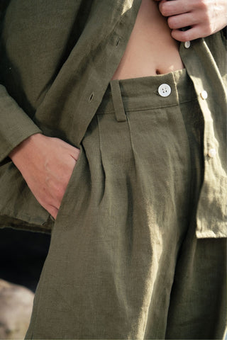 Isola Trousers in Olive