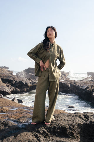 Isola Trousers in Olive