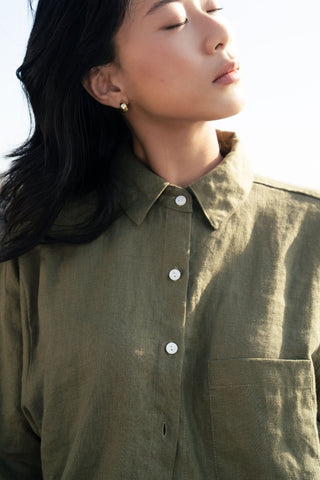 Relaxed Soleil Shirt in Olive