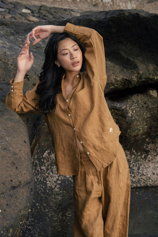 Relaxed Soleil Shirt in Bistre