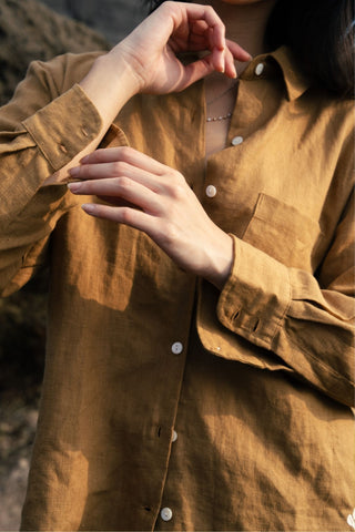 Relaxed Soleil Shirt in Bistre