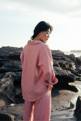 Relaxed Soleil Shirt in Rose
