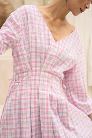 Luna Dress in Dragon Fruit