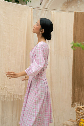 Luna Dress in Dragon Fruit