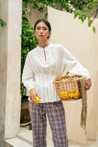 Layla Blouse in Cloud