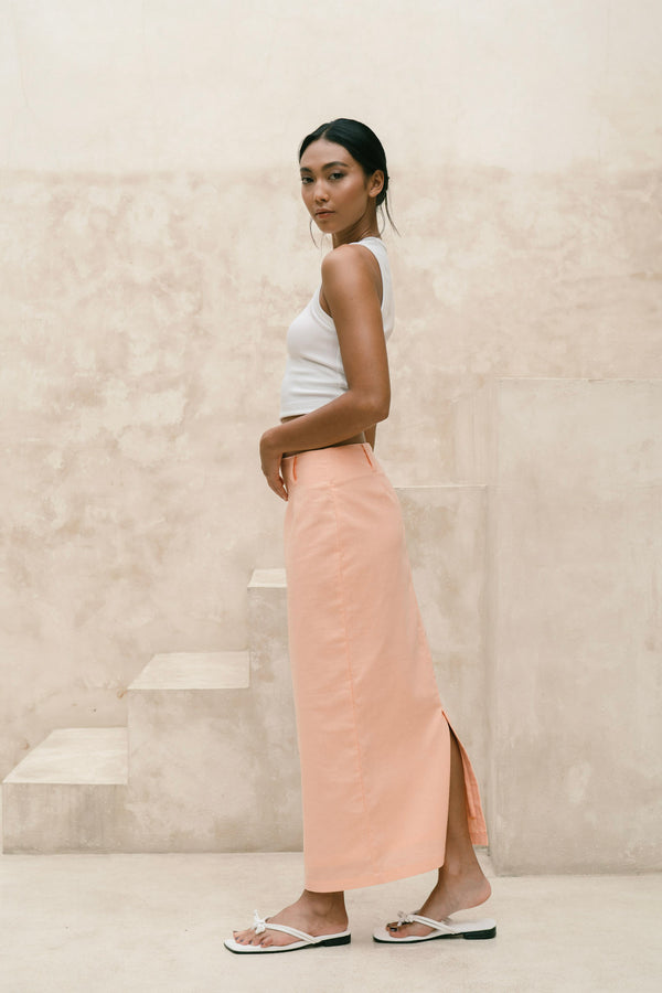 Easy Soleil Skirt in Peach