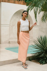 Easy Soleil Skirt in Peach