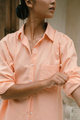 Relaxed Soleil Shirt in Peach