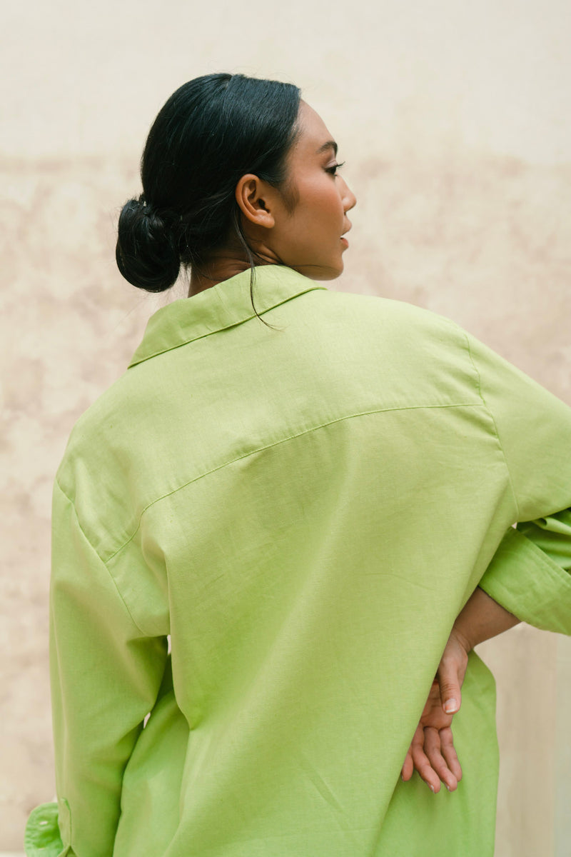 Relaxed Soleil Shirt in Matcha