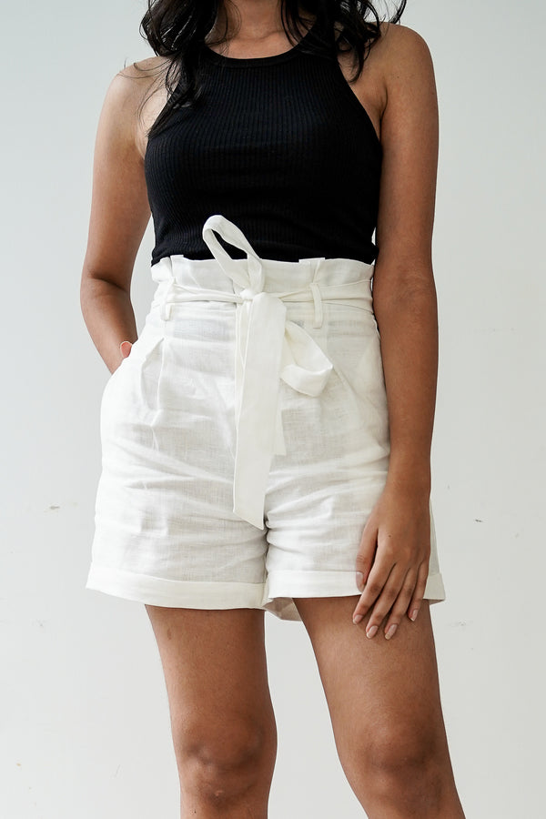 Johanna Shorts in White